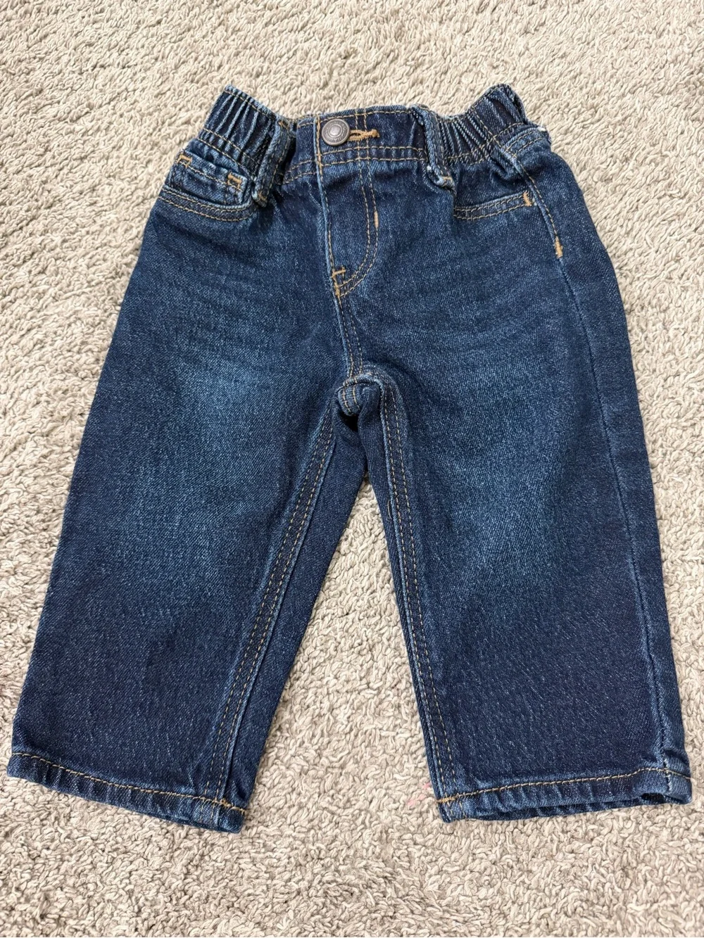 Old Navy Dark Blue Toddler Jeans with Elastic Waist